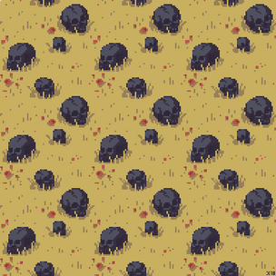 Pattern - skull field